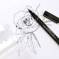 UNI PIN-200 Fine line Pen 0.05-0.8mm Design Drawing Write Needle Pen black Pigment ink 1 piece. 