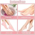 1 Pair Silicone Moisturizing Gel Heel Socks Exfoliating And Preventing Dryness Foot Skin Rejuvenation Foot Care Elastic Sock Eatop. 