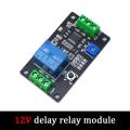 TRM01  Relay Multi-functional Time Relay Self-locking Relay Trigger Relay DC 5V/12V/24V(Optional). 