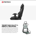 FANTECH ALPHA GC-184 Gaming Chair With 4 Hydraulic Piston Perfectly Ergonomic Wider 2D Armrests Textured Leather Design U-Shaped Neck Pillow. 