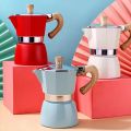 Aluminum Italian Style Coffee Maker 6 cups Espresso Coffee Maker Percolator Stove Top Pot Kettle Coffee Maker Stove Top Pot Stovetop Coffee Make Aluminum Mocha Latte Coffee Maker Italian Moka Kitchen Tools 300ML. 