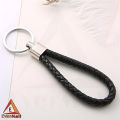 Braided PU Leather Keychain - 2 Pack Handwoven Metal Keys Strap Fashion Keyring, Creative Key Holder Gift for Car, Key, Bag and Purse. 