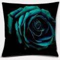 Dark Green Pattern Square Pillowcase Pillow Pillowcase Car Home Decoration Ornament Sofa Bed Decoration Pillow Pillowcase. 