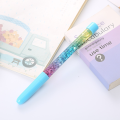 01 Pc LIQUID GLITTER BALL POINT GLITTER GEL PEN Fairy Stick Ballpoint Pen Glitter Liquid Sand Pen Bling Rainbow Dynamic Crystal Ball Pen Gel Ink Pen Student Pen Rollerball Pens for Women Girl Gift Stationery School Office Supplies. 