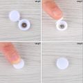 200 Pcs Screw Cap Plastic Hinged Screw Head Covers Screw Cover Caps Snap-on Decor. 