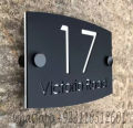 House Name Plate Acrylic For Your Beautiful Home And Office Name Plate For House 3D Acrylic Name Plate With Stainless Steel Glass Spacer, Personalized Name and Address Plates for your House. 