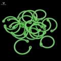 16 Pieces Plastic Circle Rings Handcrafts Openable Rings Suit Notebook, Journal, Diary, Loose Leaf. 