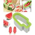 Stainless Steel Popsicle Shape Watermelon Slicer Cutter. 