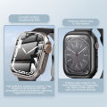 Change To Ultra 360 Full Protector Case for Apple Watch 45mm 44mm 42mm 41mm 40mm 38mm Tempered Glass Screen Protector for IWatch Series 8 7 6 SE 5 4 3 2 1. 