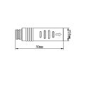 Motor Convert Extension Cable 9 Pin Conversion Line Waterproof Connector E-Bike Motor Extend Cable 60cm. 