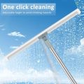 Multifunctional Floor Squeegee Broom Detachable Floor Squeegee Blade For Floor Window 180° Rotatable Silicone Squeegee Scrubber. 