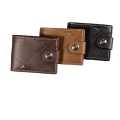 Balebaily PU Leather Men Wallets Short Multi-Card Trifold Wallet For Men's. 