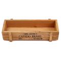 Wood Garden Flower Tools DIY Herb Planter Succulent Pot Rectangle Trough Box Plant Bed. 