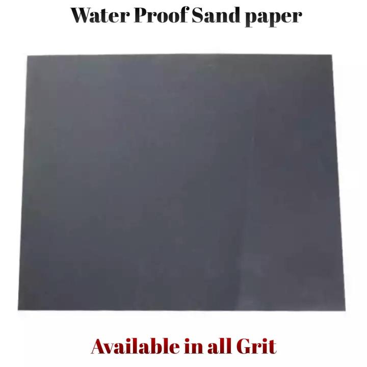 1 Piece Sandpaper Waterproof Abrasive Paper Emery Paper, available in all Grits