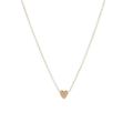 Heart Shape Clavicle Necklace for Girls Summer New Fashion Simple Temperament Alloy Women Accessories. 