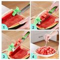 Watermelon Cutter Tongs Windmill Shape fruit peeler slicer Stainless Steel Tools. 