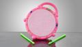 Flash Drum Toy For Kids - Pink. 