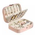 Two layer Jewelry organizer Box (Imported) - Women Display Storage Case Large PU Leather Jewelry Holder with Lock for Earring Ring Necklace Bracelet. 
