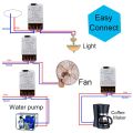 433MHZ Wireless Remote Switch AC 110V/120V/220V/ 30A 1CH Relay RF Remote Control Light Switches for Pump Security System. 