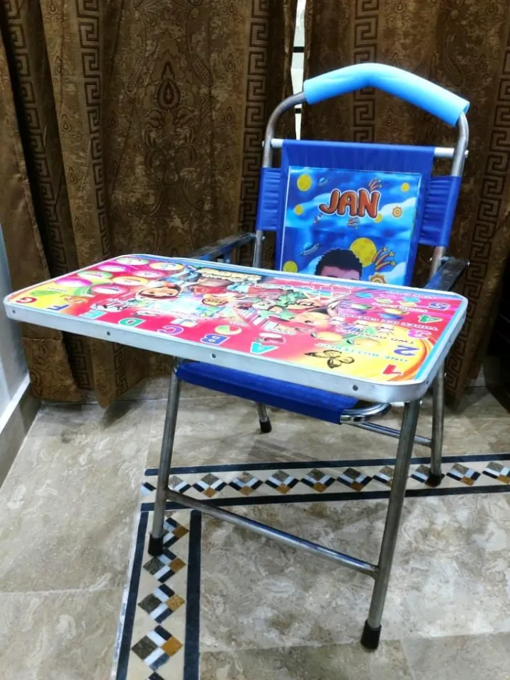 Kids Study Table Kids Folding Chair Eating Table Multi Purpose Daraz.pk