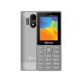 QMobile E990i Sirocco - Metal Body Slim Design - Dual Sim - 2.4 Inch Display - Slim - 1400mAH Battery - Auto-Call Record - Wireless FM Radio - 1 year Brand warranty. 