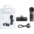 BOYA BY-V10 Ultracompact Wireless Microphone System with USB-C Connector for Mobile Devices With 2 Year Official Warranty. 
