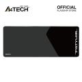 A4tech Fstyler FP70 Mousepad Desk Mat - Anti Slip Rubber Base - Long Length for Keyboard & Mouse - Fine Knit Edges - Black. 