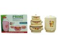 Hotpot and Cooler Set Gift Pack 4 Pieces Multicolor Hot Pot Set and Cooler. 