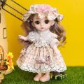 New 16cm Doll Toys, Children's Toys for Princess Girls, Cute and Fashionable Mini Small Dolls, Children's Birthday Gifts. 