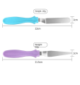 3pc/set Small Cranked Angled Spatula Palette Knife Stainless Steel Cake Cream Knife Spatula Fondant Tools. 