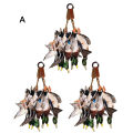 Modeow High-quality Duck Ornament Waterfowl Hunting Christmas Ornaments Set Duck Hunting Decor for Car Tree Festive Car Mirror Hanging Decoration Buyer's Favorite Rustic Hunting Ornament. 