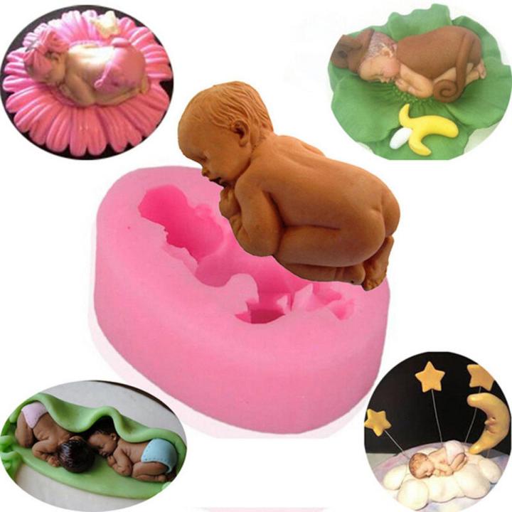 Silicon Sleeping Baby Mold
