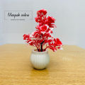 Mini flower Pot Unique Artificial Flowers Plant Home, Office And Kitchen Decoration Purpose Decorating Flowers, Artificial Attractive Flowers For Home, Office And Kitchen Decor ,Party Gift. 