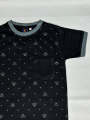 4Yrs - 8Yrs Black T-Shirt For Boys BTS51. 