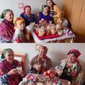 Russian Scarf Ethnic Pareo Slavic Headscarf Floral Ukrainian Women Hair Wrap Hijab 70cm Cashew Retro Muslim Bandana Kerchief. 