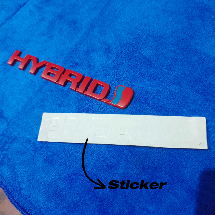 Mat%20Black%20&%20Red%20HYBRID%20Badge%20Emblem%203D%20Chrome%20Logo%20Car%20Sticker%20%7C%203D%20HYBRID%20Logo%20Metal%20Emblem%20Badge%20Decals%20Car%20Sticker%20-%20Image%207