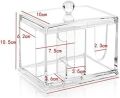 Makeup Cotton Pad Organizer Storage Box For CottonSwab Container. 