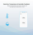 SONOFF SNZB-02 ZigBee Smart Home Real Time Temperature Humidity Feedback Works With SONOFF ZigBee Bridge eWeLink App. 