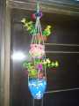 Decorated Double Hanging Pots With Hand Free (Free). 