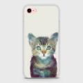 iPhone 7 Cover - SkinLee HQ Hybrid Case (Soft) - Dreamy Abstract Cat - SKINLEE-439-1-97-4. 