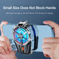 X52 Universal Rechargeable Battery Wireless Mobile Cooling Fan With Three Speed Modes Heat Sink Radiator Game Silent Cooler System | Adjustable Portable Turbo Hurricane Phone Gamepad Holder | For Gaming PUBG, Free Fire. 