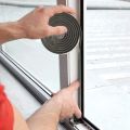 Sealing Strip, Door Brush Seal, Weather Strip, for Sliding Doors, Windows, Self-Adhesive Insulating Door Seal,5Mx0.9cm. 