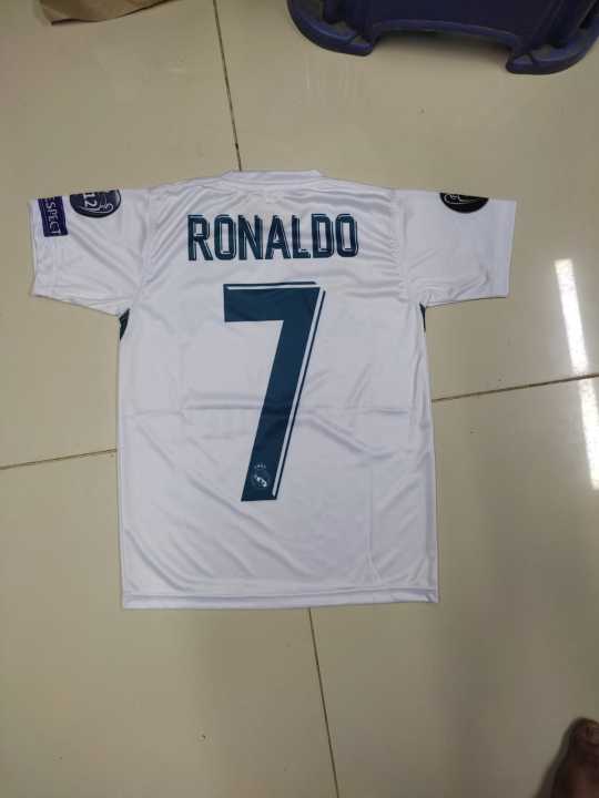 RONALDO%20REAL%20MADRID%20SOCCER%20FOOTBALL%20%20JERSEY%20white%20-%20Image%203