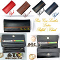 Wallet Clutch for Women Pure Cow Leather ( Ladies Hand Wallet ) * Super Leather Craft *. 