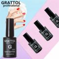 GRATTOL professional Gel Polish UV LED Gel Long Semi Permanent Vernis 9ml Opal 03 Soak Off Nail Art UV Gel ART Nail Polish. 