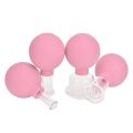 2Pcs Vacuum Cupping Cups Set Rubber Head Glass Anti Cellulite Massage Chinese Therapy Face Cupping Set Facial Rejuva Cup. 