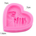Aromatherapy Mold Non-stick Wide Application Love Finger Hook Mold. 