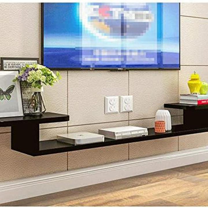 Led tv shelf Wall mounted Lcd racks Wall Mounted Media Console Floating ...