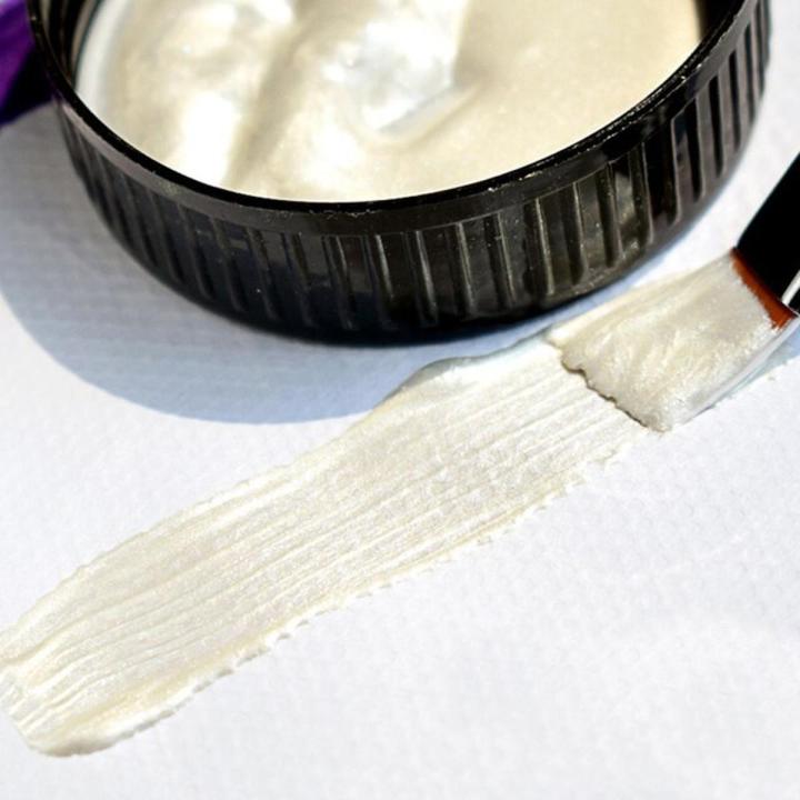 Edge Paint White - Metallic Waterproof Permanent Edge Paint - Metallic High Pigmented Edge Paints - Epoxy Resin Supplies Craft