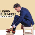 WBM Liquid Shoe Polish - For All Colors  Instant Shine Neutral Shoe Polish with Cleaning Sponge - 75ML. 